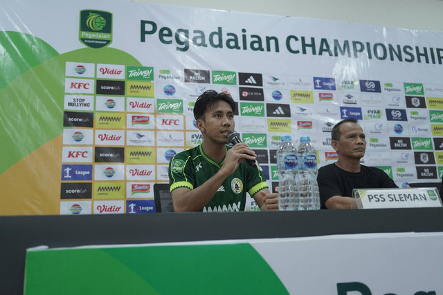 Pemain PSS Sleman, Arda Alfareza. Foto: Pandangan Jogja/Gigih Imanadi Darma