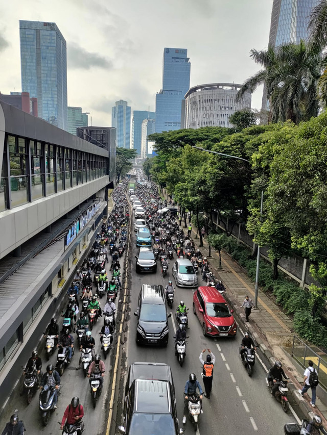 Kemacetan di Jakarta (Dok. Wisnu Fadila)