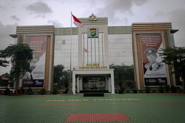 Polres Tangerang Selatan. Foto: Jamal Ramadhan/kumparan