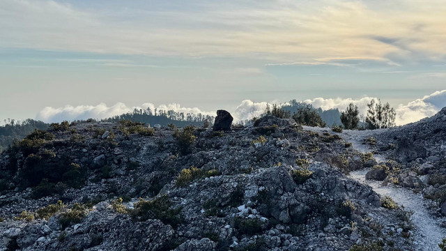 Foto Lanskap puncak Rengganis di Gunung Welirang (Sumber: Dokumentasi Pribadi/Nandi)