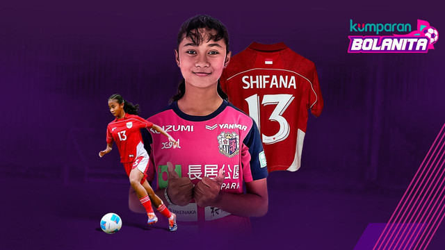 Shifana Rizka Nadhifa, pemain Timnas Wanita Indonesia. Foto: Antika Fahira/kumparanBOLANITA, Instagram @shifanaa.rn