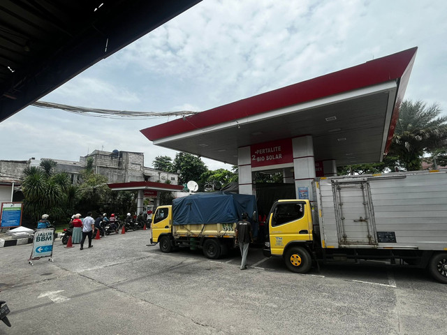 SPBU Cipinang, Jakarta Timur yang menjadi TKP penganiayaan. Foto: Rayyan Farhansyah/kumparan