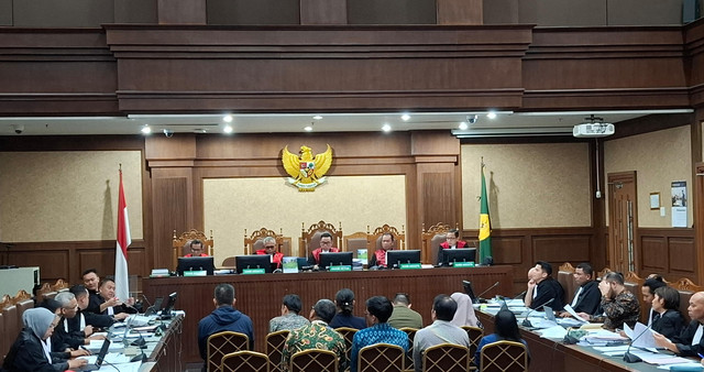 Sidang lanjutan dugaan korupsi pengadaan laptop Chromebook pada Kemendikbudristek di Pengadilan Tipikor Jakarta, Selasa (24/2/2026). Foto: Dok. Istimewa