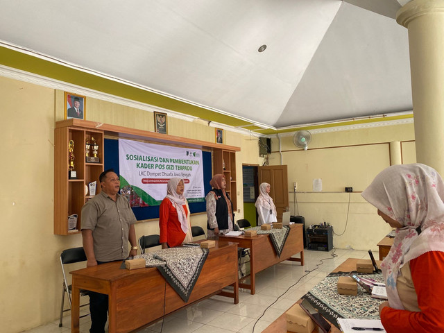 Layanan Kesehatan Cuma-Cuma (LKC) Dompet Dhuafa Jawa Tengah menggelar Sosialisasi dan Pembentukan Kader Pos Gizi Terpadu di Desa Lembupurwo, Kabupaten Kebumen pada hari Rabu, 18 Februari 2026