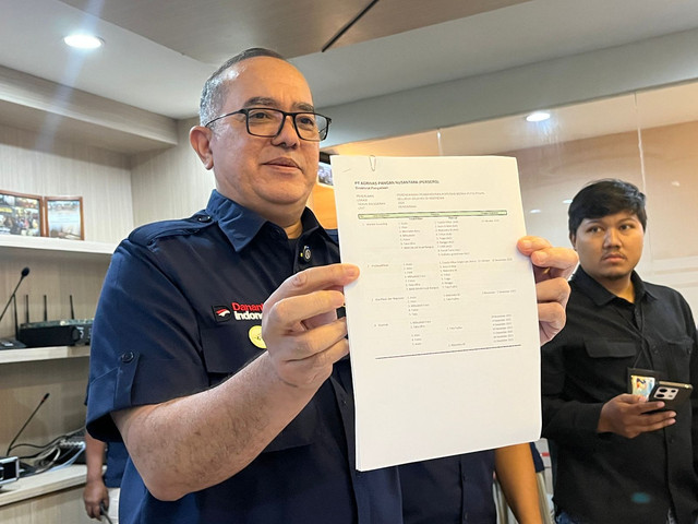 Direktur Utama PT Agrinas Pangan Nusantara, Joao Angelo De Sousa saat konfrensi pers di kantornya, Jakarta, Selasa (24/2). Foto: Fitra Andrianto/kumparan