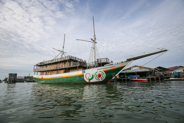 RS Kapal dr. Lie Dharmawan Bayan Peduli di Dermaga Jenebora, Rabu (18/2). Foto: Aditia Noviansyah/kumparan