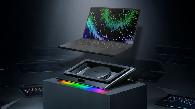 Ilustrasi cooling pad laptop. Foto: Razer