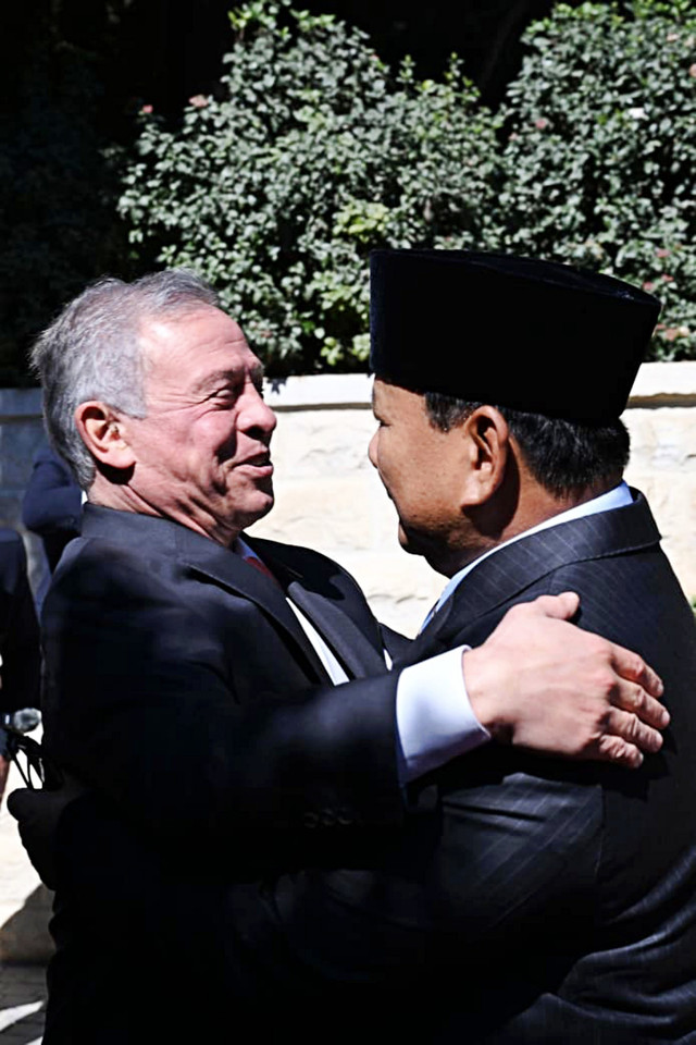 Presiden Republik Indonesia, Prabowo Subianto, bertemu dengan Raja Kerajaan Yordania Hasyimiah, Raja Abdullah II ibn Al Hussein di Istana Basman, Amman pada Rabu, (25/2/2026). Foto: Dok. Biro Pers Sekretariat Presiden