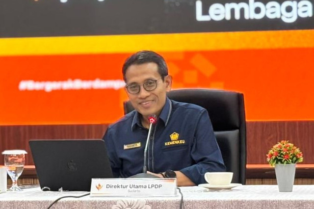 Dirut LPDP Sudarto. Foto: Ave Airiza Gunanto/kumparan