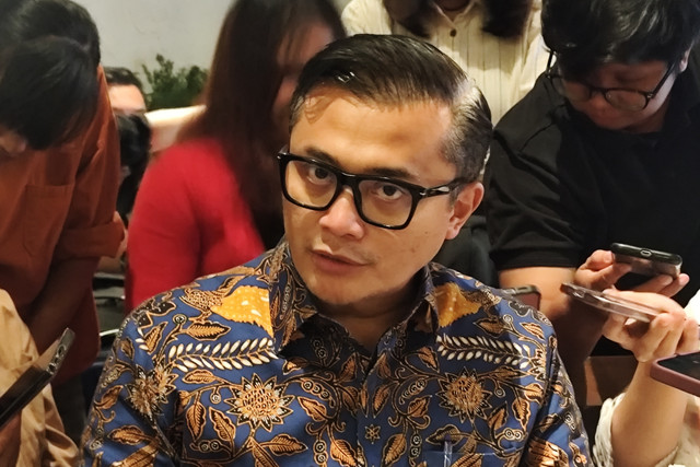 Chief Economist Bank Mandiri Andry Asmoro di Kawasan Kebayoran, Jakarta Selatan, Rabu (25/2/2026). Foto: Widya Islamiati/kumparan