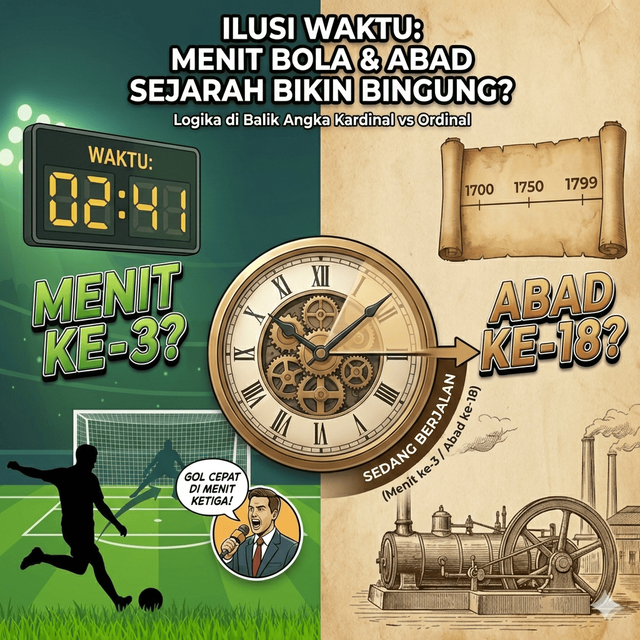 Gambar dihasilkan oleh AI: Ilustrasi ilusi waktu