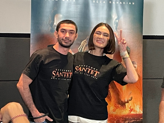 Reza Rahadian saat press junket Suzzanna: Santet Dosa di Atas Dosa di kawasan Jakarta Pusat, Rabu (25/2/2026). Foto: Salsha Okta Fairuz/kumparan