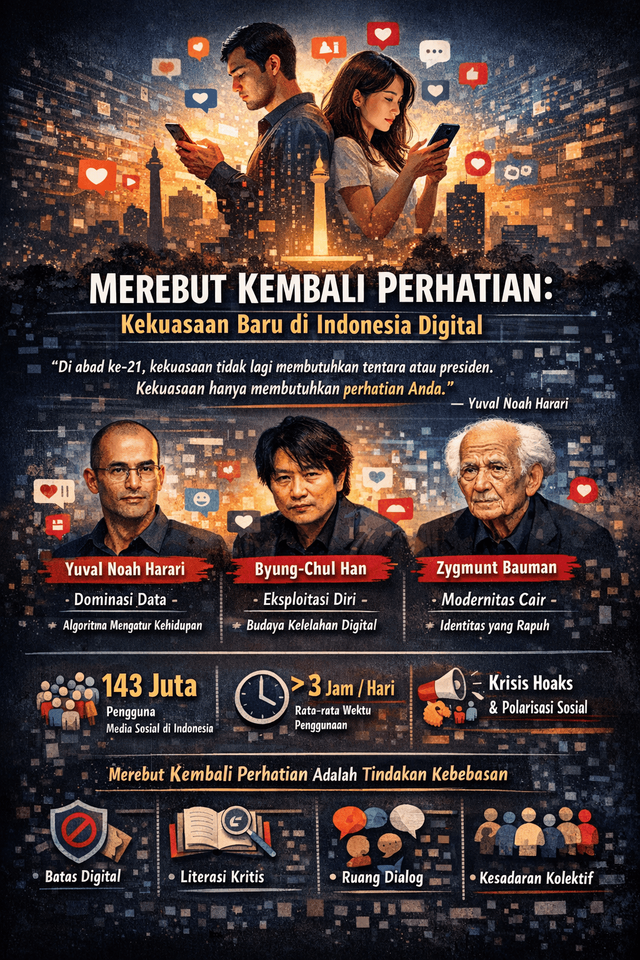 Ilustrasi ruang digital. Foto: Generated by AI
