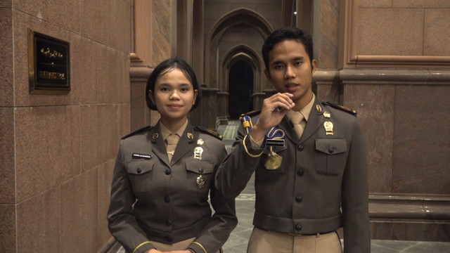 Mahasiswa Universitas Pertahanan Republik Indonesia (Unhan) yang sedang mengikuti program student exchange di Rabdan Academy, Uni Emirat Arab (UAE), Rabu (25/2/2026). Foto: Dok. Bakom RI