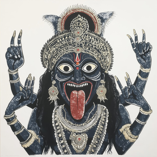 Ilustrasi Dewi Durga. Foto: pixabay.