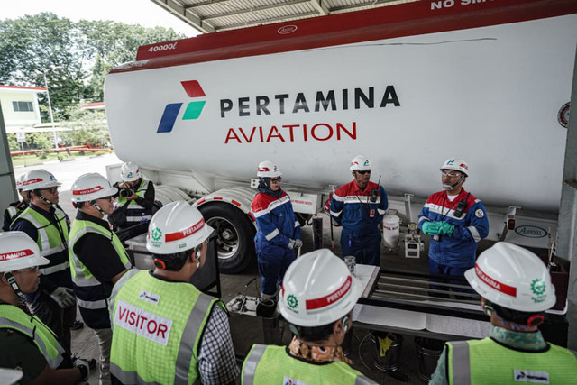 Pengecekan proses Distribusi dan Quality Control Avtur di AFT Halim Perdana Kusuma Menjelang SATGAS RAFI, Jumat (27/2/2026). Foto: Dok. Pertamina Patra Niaga