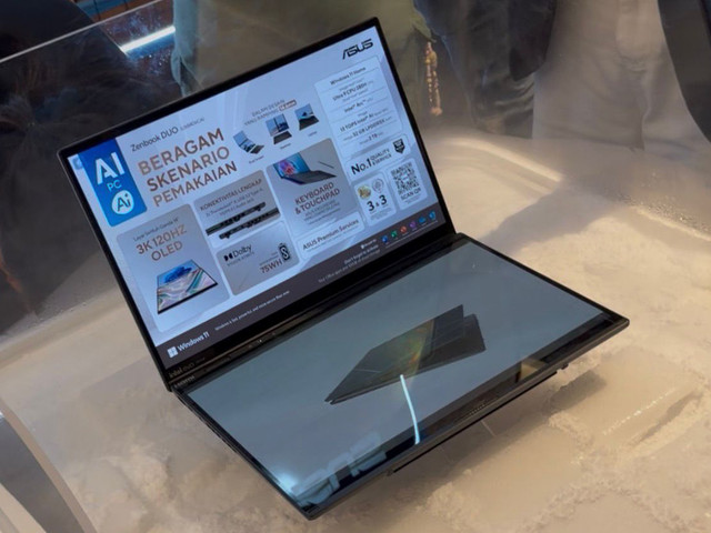 Asus Zenbook Duo diuji di suhu dingin ekstrem. Foto: Muhammad Fikrie/kumparan