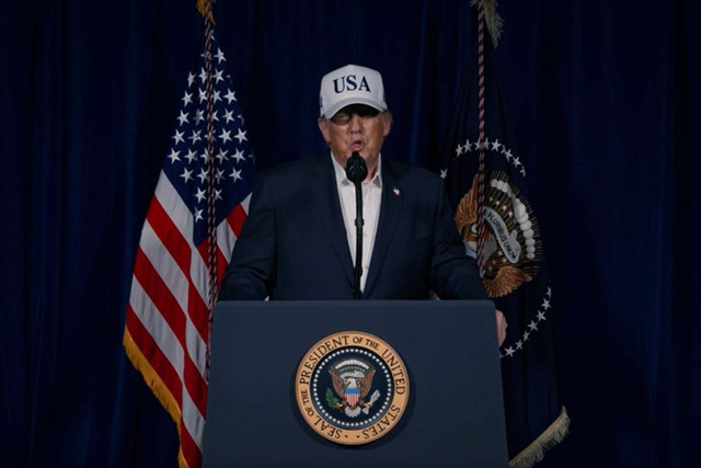 Presiden AS, Donald Trump terkait serangannya ke Iran pada Sabtu (28/2/2026). Foto: Truth/ Donald Trump