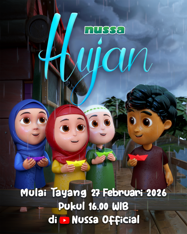 Poster cerita Nussa 'Hujan'. Foto: Istimewa