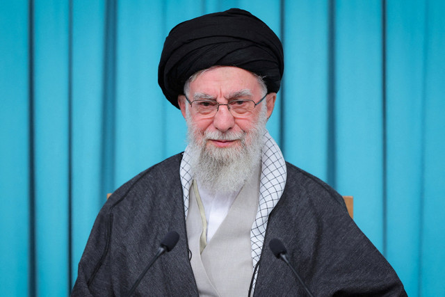 Pemimpin tertinggi Iran, Ali Khamenei. Foto: WANA (West Asia News Agency)/Handout via REUTERS