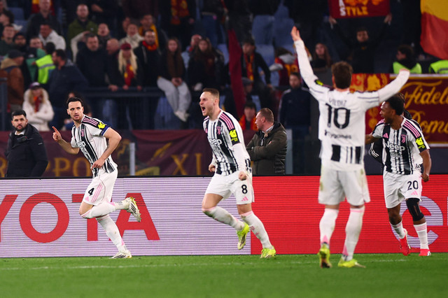 As Roma vs Juventus di Liga Italia. Dok: REUTERS/Guglielmo Mangiapane