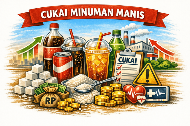 Ilustrasi Cukai Minuman Berpemanis