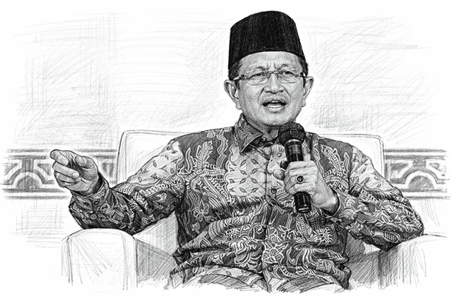 Menteri Agama Nasaruddin Umar. Foto: Generated by AI