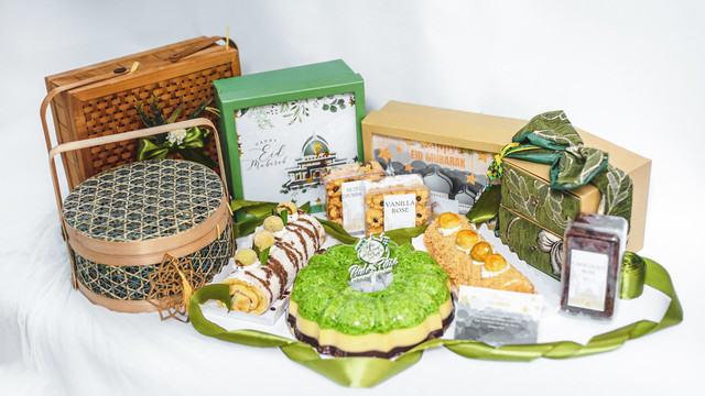  Ilustrasi hampers Lebaran beraneka macam. Foto: Charisma Maya/Shutterstock