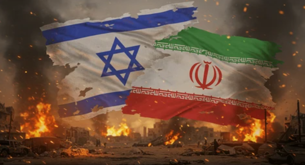 Ilustrasi Perang Iran dan Israel. Foto: Kumparan.com