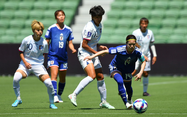 Jepang berduel dengan Taiwan di matchday pertama Grup C Piala Asia Wanita 2026 di Perth Rectangular Stadium, Australia, Rabu (4/3). Foto: AFC
