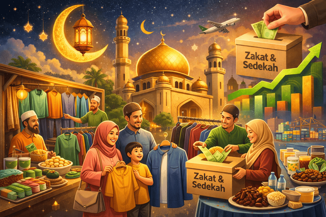 Ilustrasi perputaran ekonomi. Foto: Dok. ChatGPT