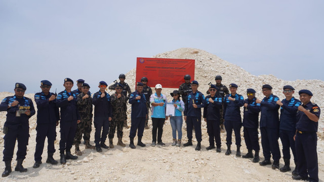 KKP hentikan sementara pemanfaatan ruang laut ilegal di Morowali. Foto: Dok. KKP