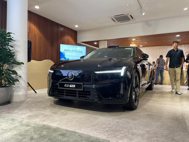 Mobil listrik Volvo ES90 resmi diluncurkan di Indonesia.  Foto: Sena Pratama/kumparan