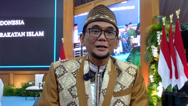 Subki Al-Bughury usai menghadiri buka puasa bersama dengan Presiden Prabowo di Istana Kepresidenan Jakarta, Kamis (5/3). Foto: Dok Bakom RI
