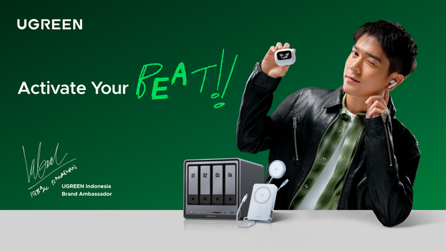 UGREEN gandeng Iqbaal Ramadhan dalam kampanye "Active Your Beat". Dok. UGREEN.