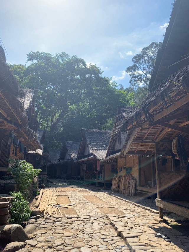 lingkungan suku baduy luar, dokumentasi pribadi.