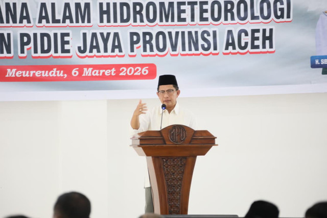 Menteri Dalam Negeri (Mendagri) selaku Ketua Satuan Tugas (Kasatgas) Percepatan Rehabilitasi dan Rekonstruksi (PRR) Pascabencana Sumatera Muhammad Tito Karnavian Foto: Dok. Puspen Kemendagri