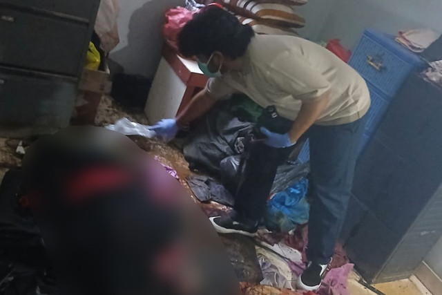 Lokasi penemuan mayat perempuan di Depok. Foto: Dok. Istimewa