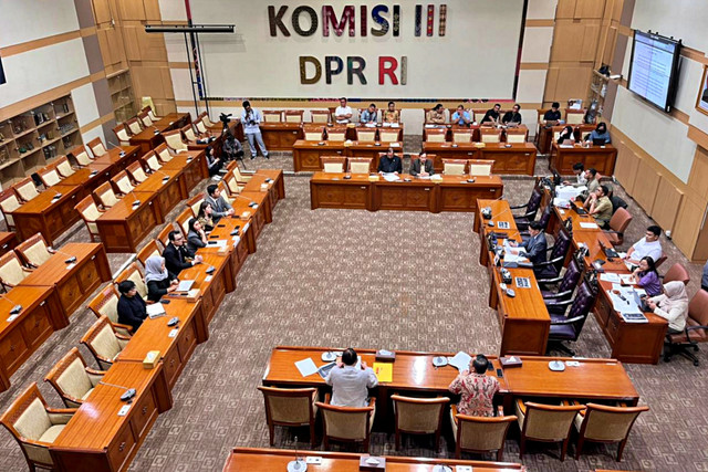 Rapat Dengar Pendapat Komisi III DPR dengan Nabila O'Brien di Kompleks Parlemen, Senayan, Jakarta, Senin (9/3). Foto: Nasywa Athifah/kumparan