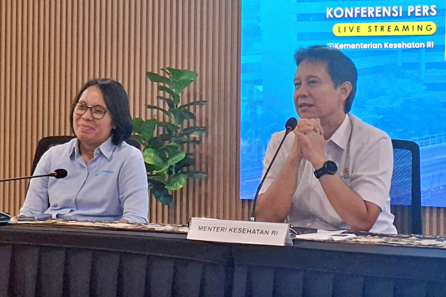 Kementerian Kesehatan RI adakan konferensi pers terkait Upaya Pencegahan dan Penanganan Kesehatan Jiwa Anak, di Kantor Kementerian Kesehatan RI, Jakarta Selatan, Senin (9/3/2026). Foto: Jeni Ritanti/kumparan
