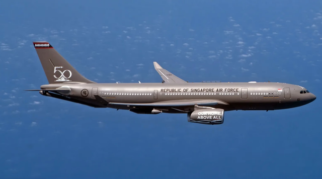 Pesawat 330 Multi-Role Tanker Transport milik RSAF Singapura. Foto: Dok rsaf.gov.sg