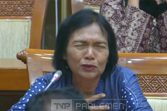 Korban penipuan, penggelapan dana, kejahatan perbankan dan penyertaan dana tanpa ijin oleh Koperasi Bahana Lintas Nusantara menghadiri RDP dengan Komisi III DPR RI di Kompleks Parlemen, Senayan, Jakarta, Senin (9/3/2026). Foto: Youtube/ TVR Parlemen