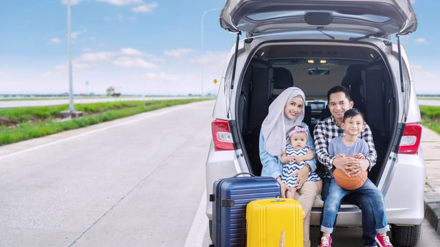  Ilustrasi mudik bersama keluarga Foto: Shutterstock