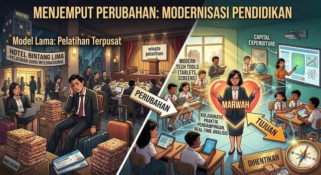 ilustrasi dibuat menggunaka AI