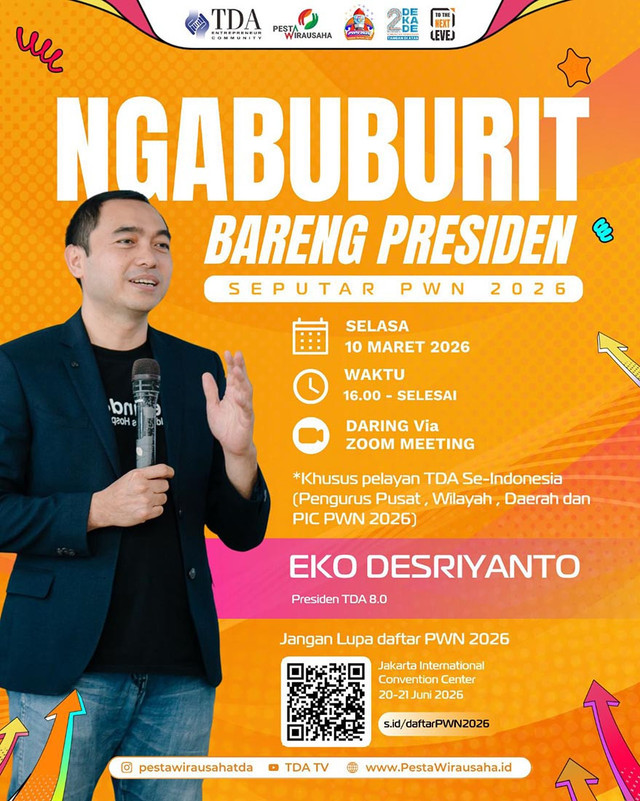 Ngabuburit Bareng Presiden TDA Perkuat Persiapan PWN TDA 2026