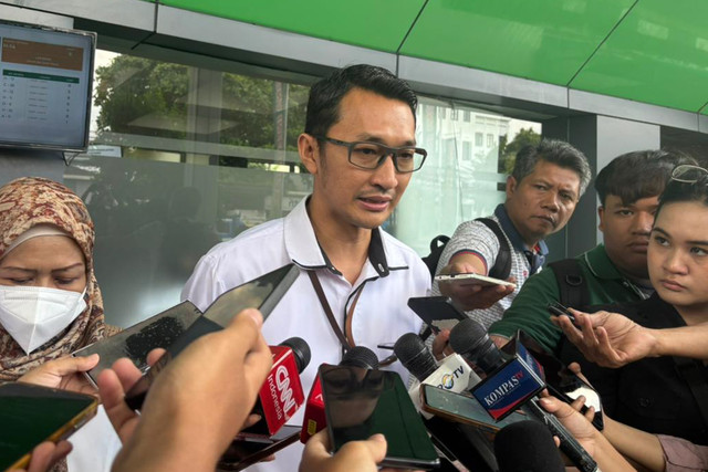 Jubir KPK Budi Prasetyo di PN Jaksel, Rabu (11/3/2026). Foto: Amira Nada Fauziyyah/kumparan