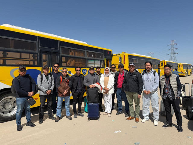 PT Pertamina Internasional Eksplorasi dan Produksi (PIEP) berhasil mengevakuasi 19 perwira dari kawasan Timur Tengah. Foto: Dok. Pertamina