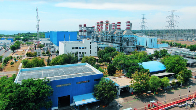 Salah satu pembangkit PLN Indonesia Power. Foto: PLN IP