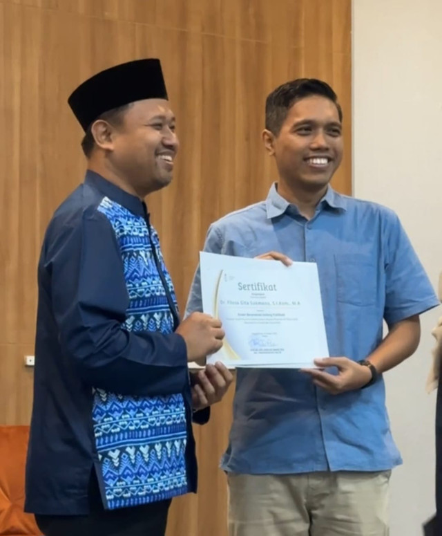 Dosen Ilmu Komunikasi UMY raih prestasi (dok: pribadi)