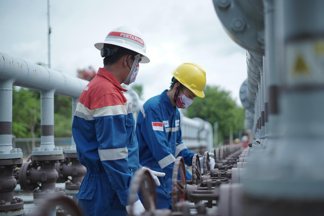 Ilustrasi pekerja Pertamina EP zona 4. Foto: Dok. Pertamina EP